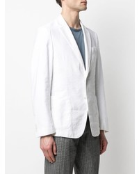 Мужской белый пиджак от BOSS