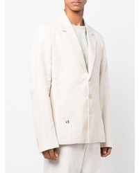 Мужской белый пиджак от Jacquemus