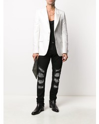 Мужской белый пиджак от Givenchy