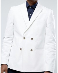 Мужской белый пиджак от Asos