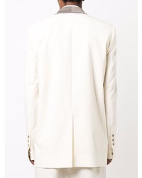 Мужской белый пиджак от Rick Owens