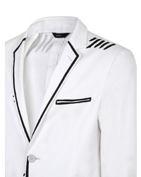 Мужской белый пиджак от Fendi