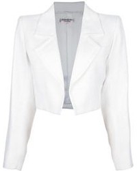 Женский белый пиджак от Yves Saint Laurent