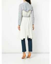 Женский белый плащ с принтом от Tu Es Mon Trésor