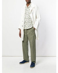 Мужской белый плащ от East Harbour Surplus