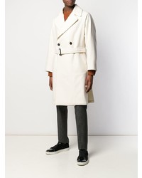 Мужской белый плащ от Hevo