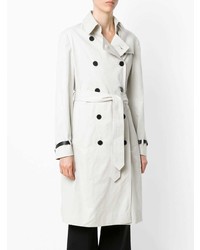 Женский белый плащ от Andrea Marques