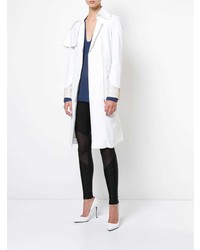 Женский белый плащ от Thomas Wylde