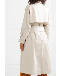 Женский белый плащ от Bottega Veneta