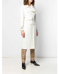 Женский белый плащ от Max Mara