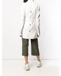 Женский белый плащ от Ann Demeulemeester
