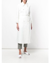 Женский белый плащ от Simone Rocha