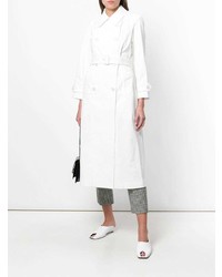 Женский белый плащ от Simone Rocha