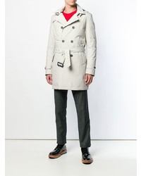 Мужской белый плащ от Herno