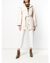 Женский белый плащ от Isabel Marant Etoile