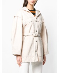 Женский белый плащ от Isabel Marant Etoile
