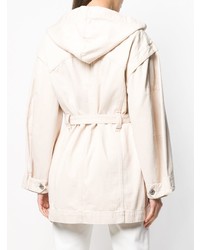 Женский белый плащ от Isabel Marant Etoile