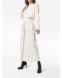 Женский белый плащ от Michael Lo Sordo