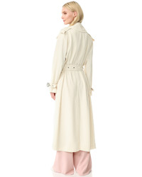 Женский белый плащ от Acne Studios