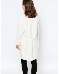 Женский белый плащ