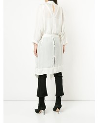 Женский белый плащ от Taylor