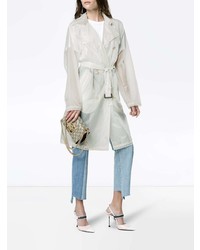 Женский белый плащ от Prada