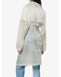 Женский белый плащ от Prada