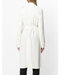 Женский белый плащ от Theory