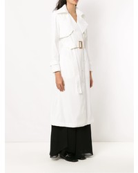 Женский белый плащ от Mara Mac