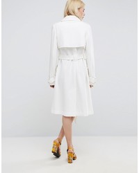 Женский белый плащ от Asos