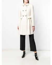 Женский белый плащ от Valentino