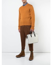 Белый портфель от Mansur Gavriel