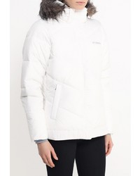 Женский белый пуховик от Columbia