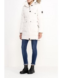 Женский белый пуховик от FIVE seasons