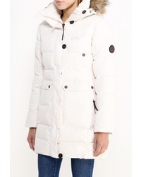 Женский белый пуховик от FIVE seasons