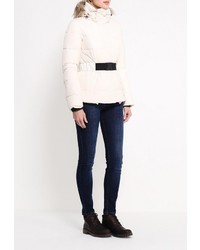 Женский белый пуховик от FIVE seasons