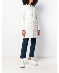 Женский белый пуховик от Herno