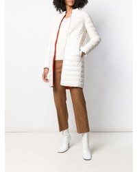 Женский белый пуховик от Herno