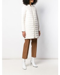 Женский белый пуховик от Herno