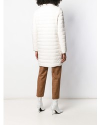 Женский белый пуховик от Herno