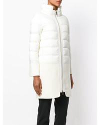Женский белый пуховик от Herno