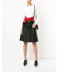 Женский белый пушистый свитер с круглым вырезом от GUILD PRIME