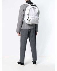 Мужской белый рюкзак из плотной ткани от Maison Margiela