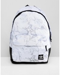 Мужской белый рюкзак с принтом от Adidas Skateboarding