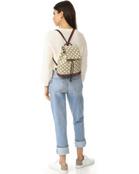 Женский белый рюкзак от By Malene Birger