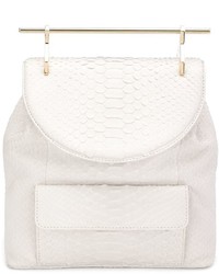 Женский белый рюкзак от M2Malletier