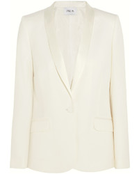 Женский белый сатиновый пиджак от Pallas