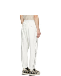 Мужской белый свитер на молнии от Rick Owens