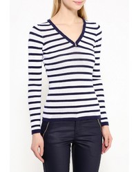 Женский белый свитер с v-образным вырезом от Morgan