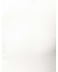 Женский белый свитер с v-образным вырезом от N.Peal